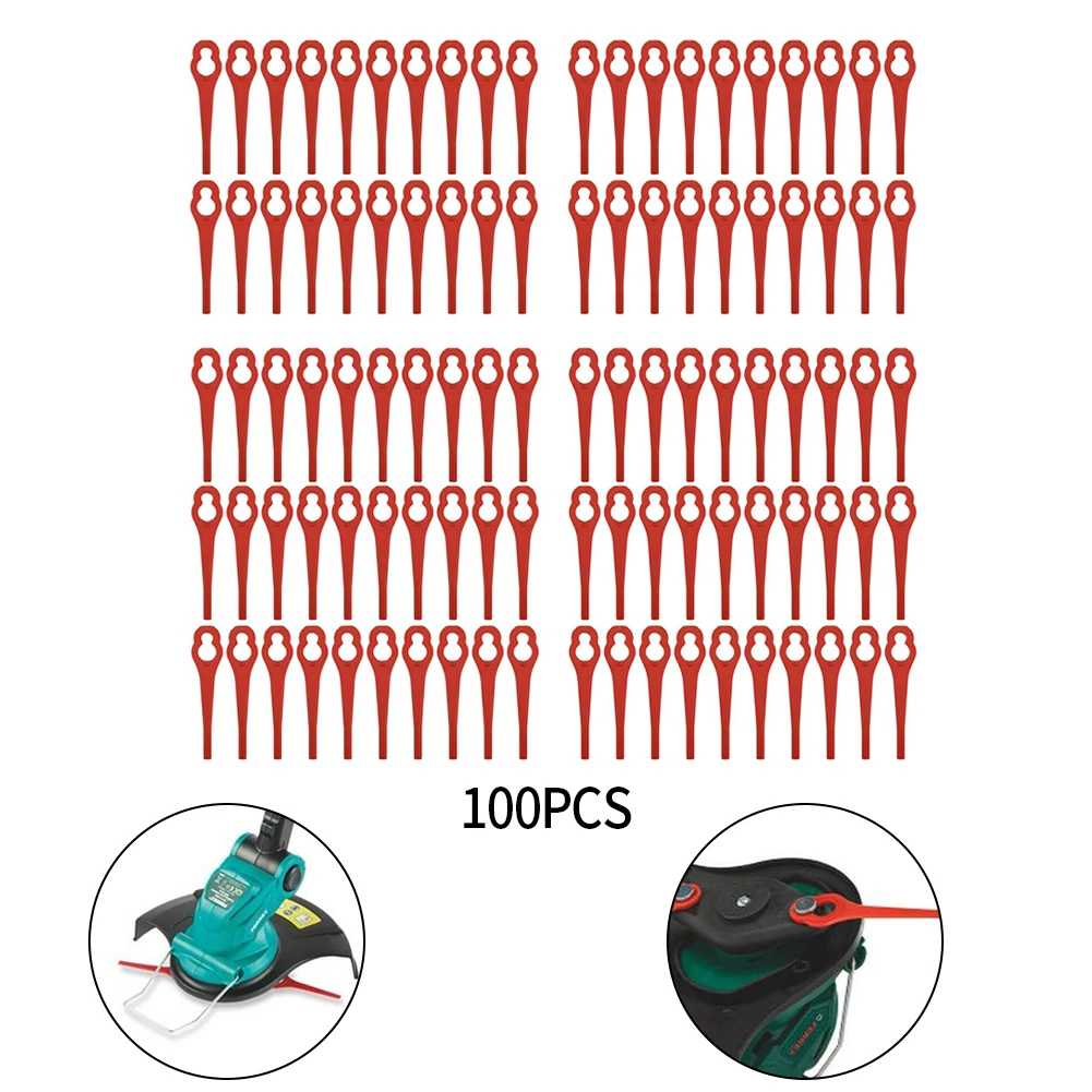 Пластиковые лезвия для стрижки травы замена дома 100 шт./упаковка 2002706 97699 FE220 Ferrex Aldi