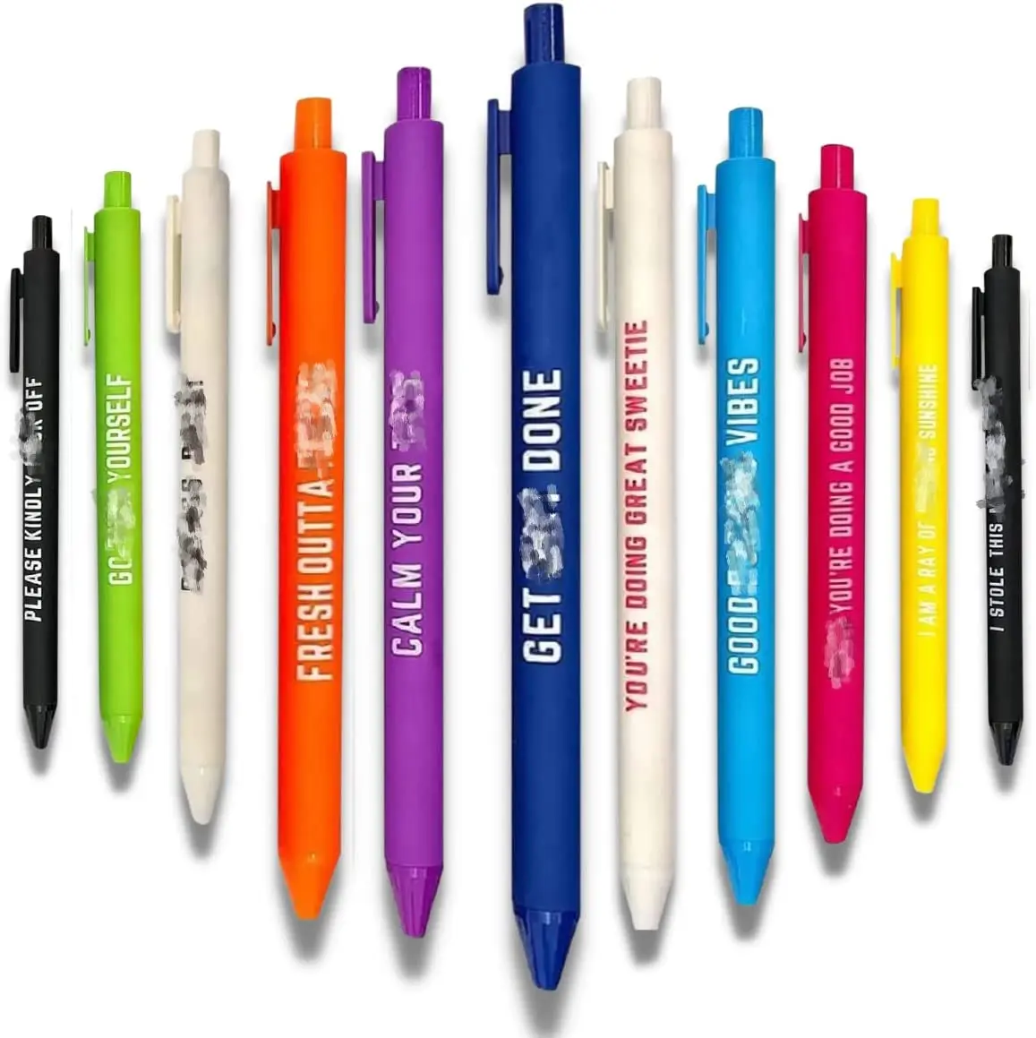 

Саркастическая смешная Шариковая ручка для взрослых, 11 шт., новые наборы ручек для студентов, офисный подарок, Положительные ручки для однок...