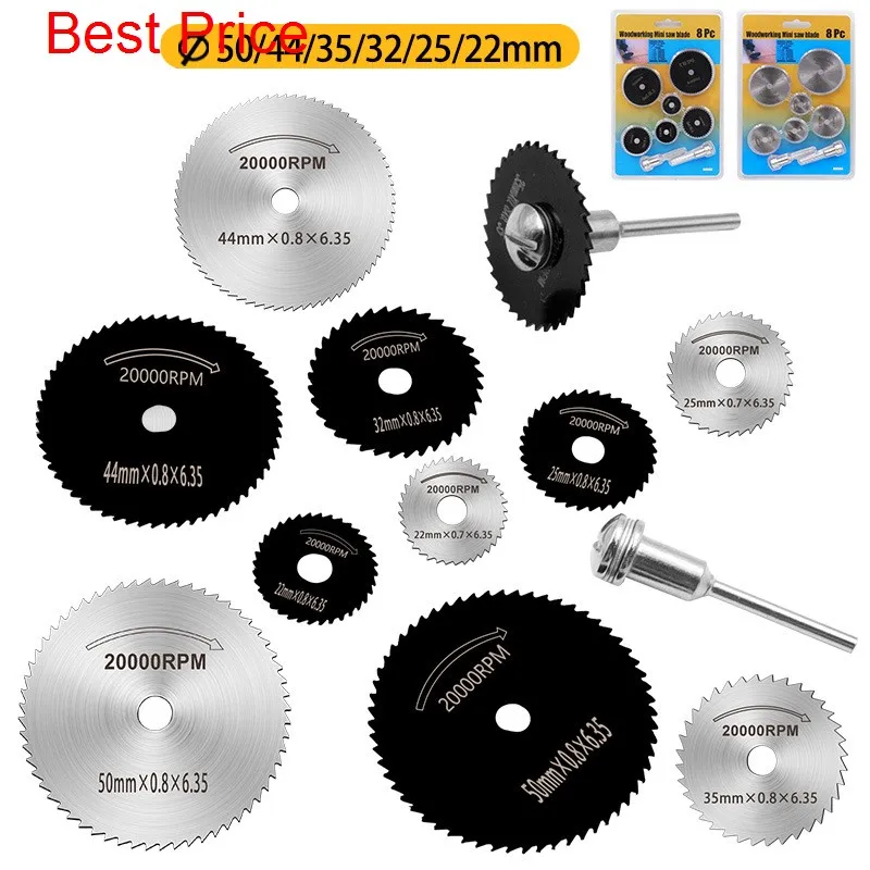 

Набор из 10 высокоскоростных стальных лезвий для электрической шлифовальной пилы, набор из 8 предметов, мини лезвие для пилы по дереву, сталь...