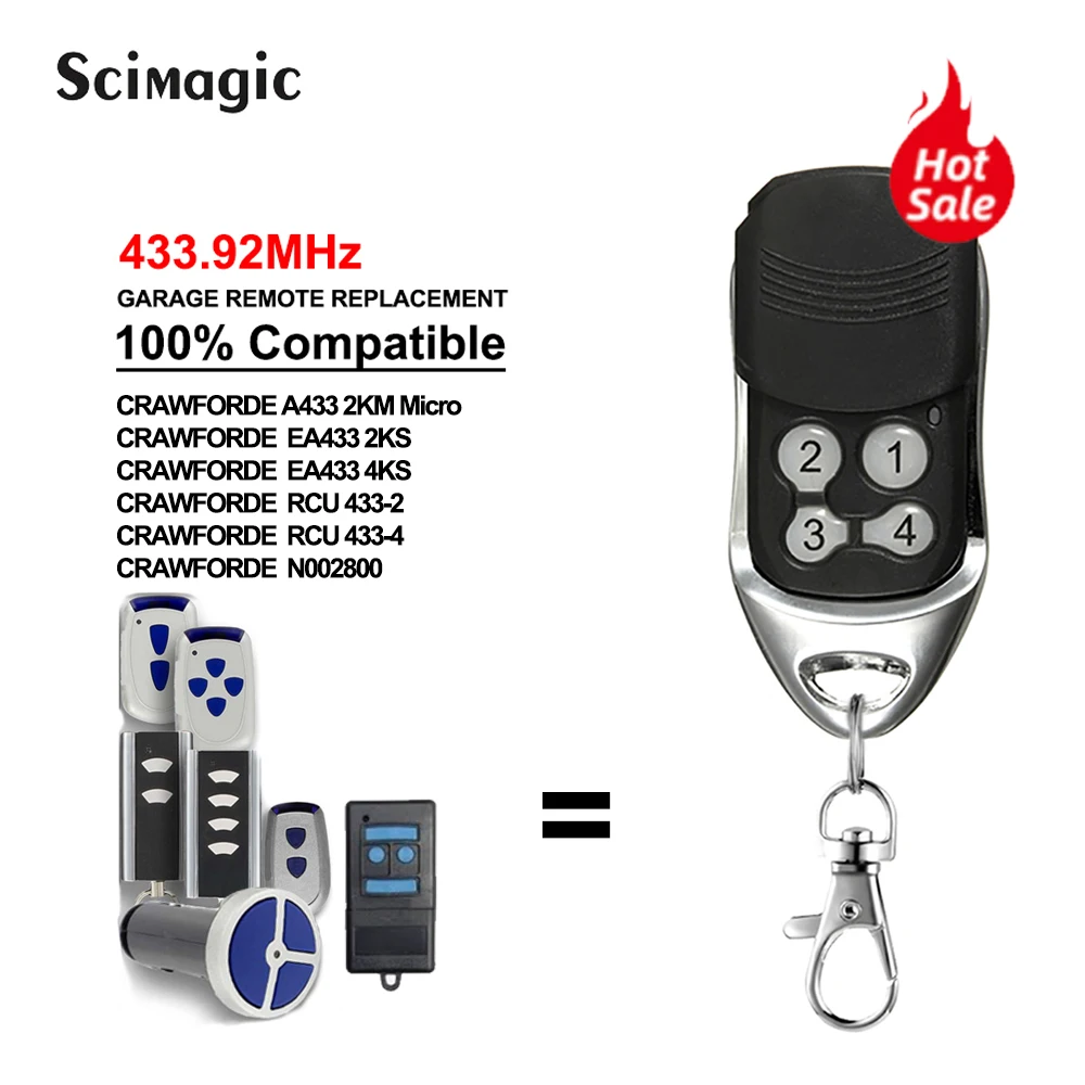 Normstahl RCU 433 2K пульт дистанционного управления Открыватель ворот гаража код