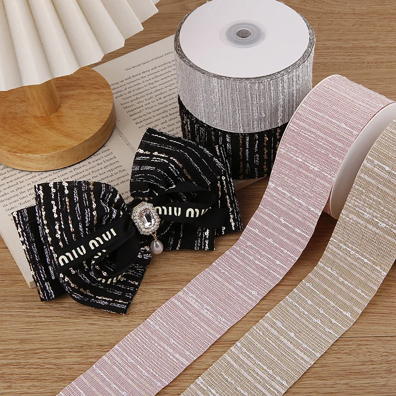 10 ярдов 50 мм горизонтальные технические банты для волос поделки сделай сам