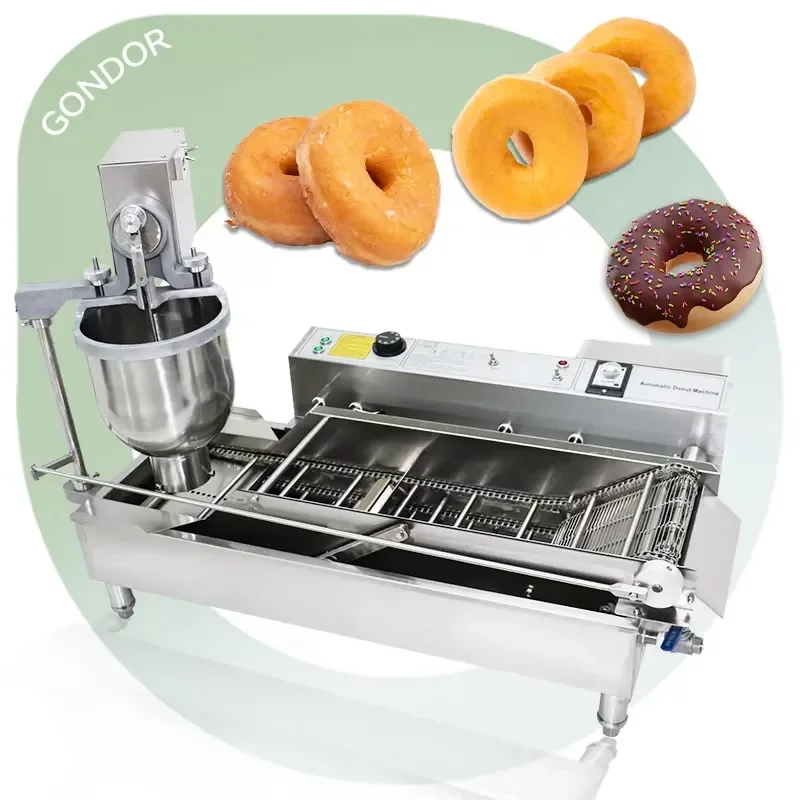 Фото Автоматическая машина для приготовления пончиков YWM Certificate Ss1200 Manual Expert Breakwater Vend Mini Steel Glazer Jam Donut Form Machine №2