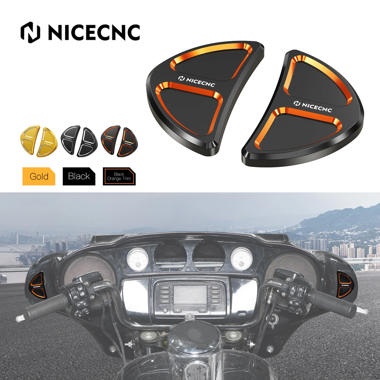 Вилка зеркала обтекателя Для Harley Touring Street Glide FLHX Special FLHXS 2014-2023 115th годовщины CVO FLHXSE ST