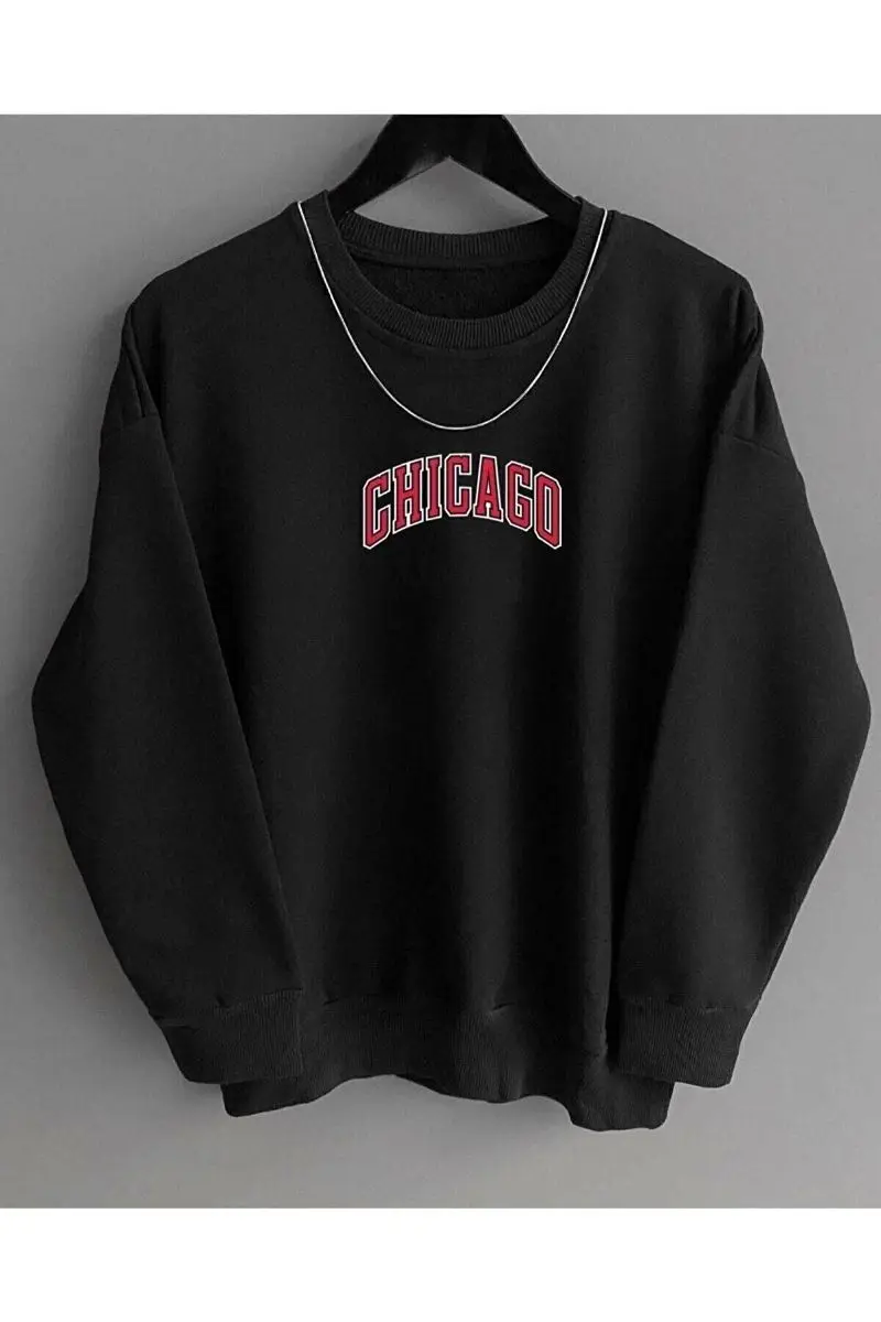 

Chicago printed black Sweat