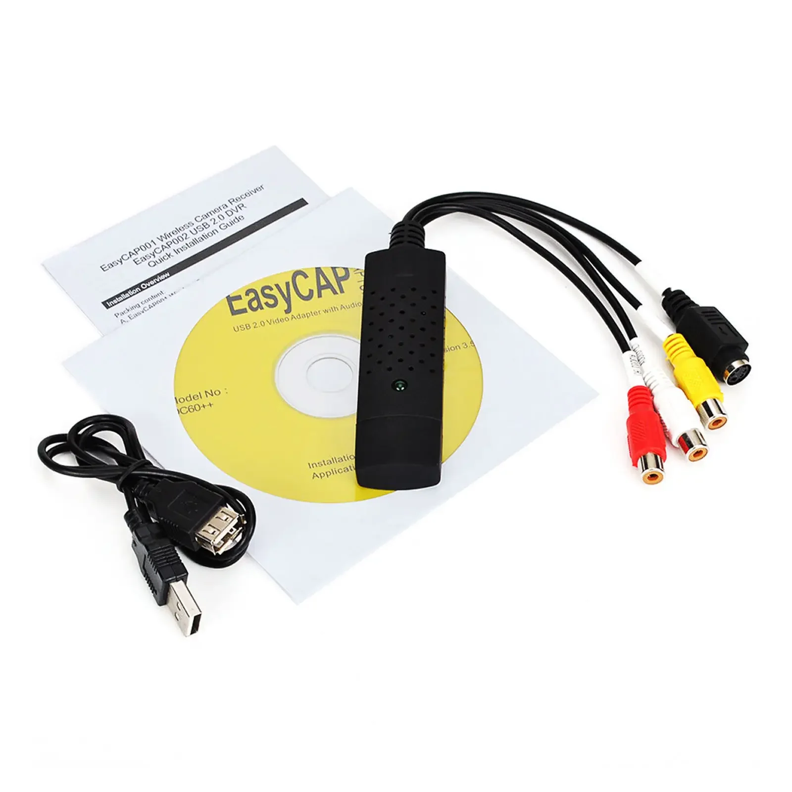 Кабель-адаптер для карт VHS Tape PC DVD преобразователь Аудио Захват CD Привод