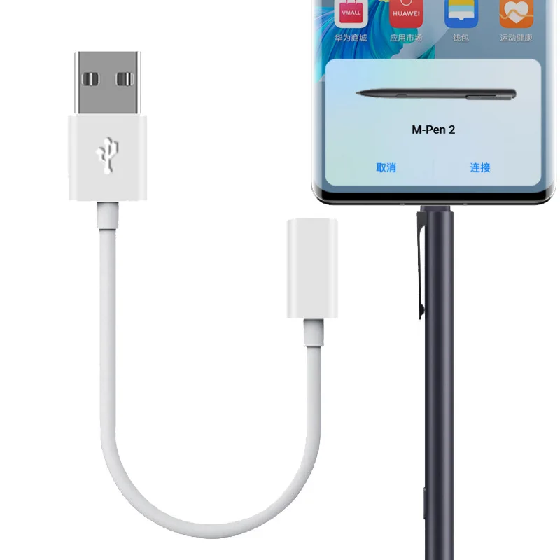 Зарядный Кабель-адаптер с гнездом Type-C на USB для наушников Huawei FreeLace Pro Honor xSport pro