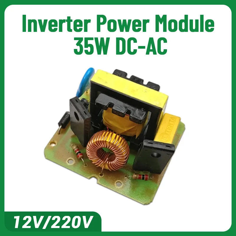 35 Вт DC-AC повышающий инвертор от 12 В до 220 повышающая мощность двухканальный модуль