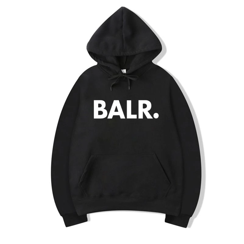 

Harajuku Hoodie men's top punk Street trend balr. Printed men's Pullover Hoodie