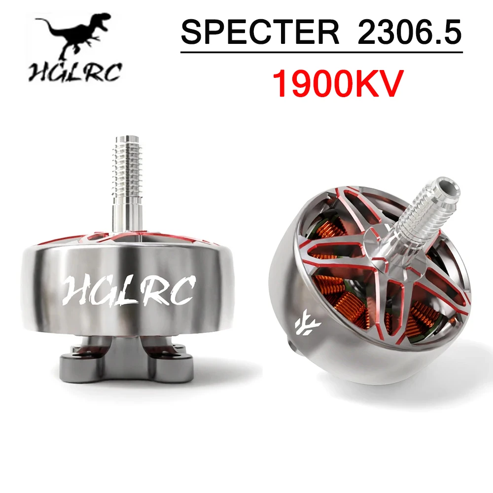 

HGLRC SPECTER 2306,5 1900KV 6S бесщеточный двигатель для FPV гоночного фристайла 5-дюймового дрона, запчасти «сделай сам»