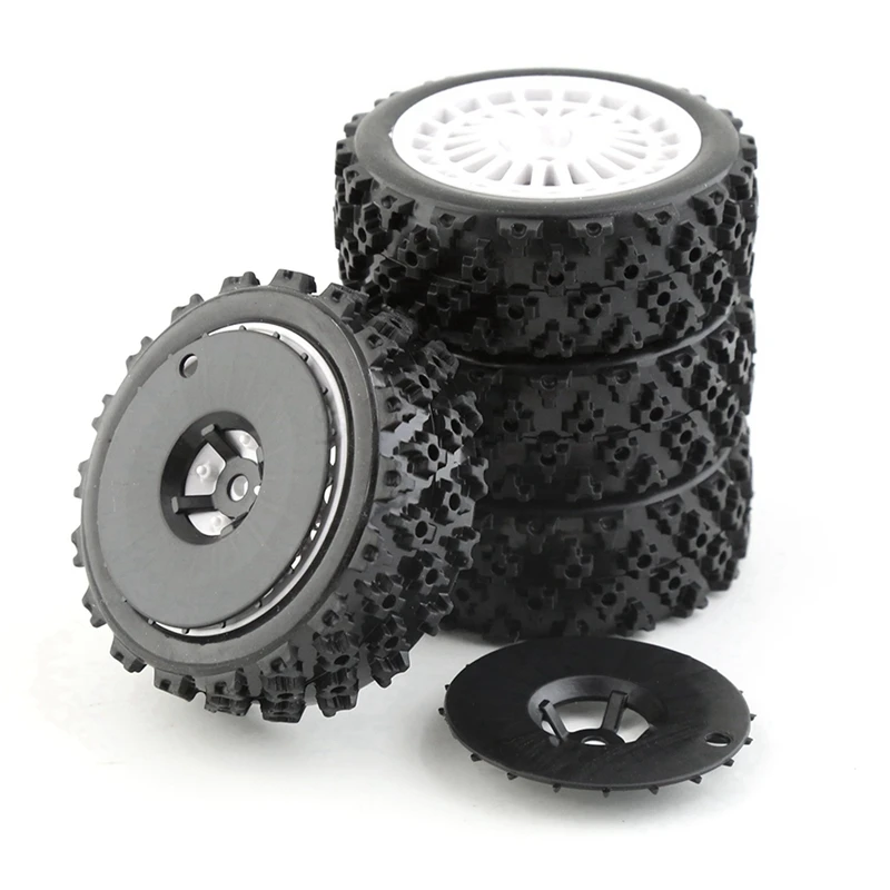 

8Pcs Rubber Tire Wheel Tyre For Tamiya XV01 TA06 TT01 TT01E TT02 TT02B PTG-2 1/10 RC Car Upgrades Parts Accessories,2