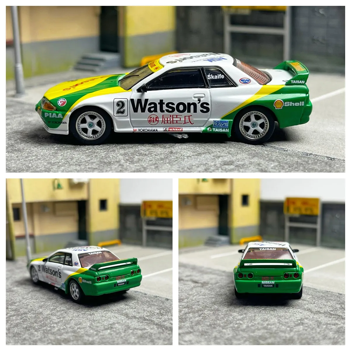 

TSM MINI Nissan 1:64 GTR32 GTR 1991 Macau Alloy Car Model