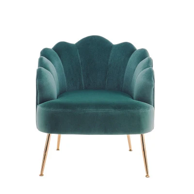 

Современный минималистичный тканевый металлический диван-стул со спинкой элегантный табурет для квартиры, виллы, спальни