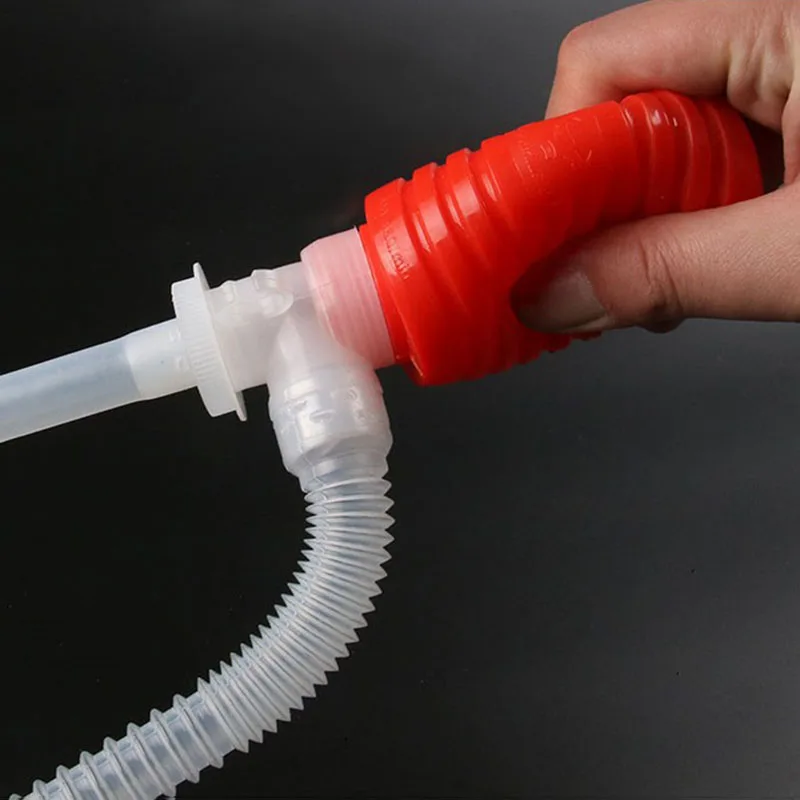 Manual Siphon Suction Water Chemical Liquid Pump Car Truck Fuel Oil Gasoline Diesel Transfer Sucker Hand Universal Tool |