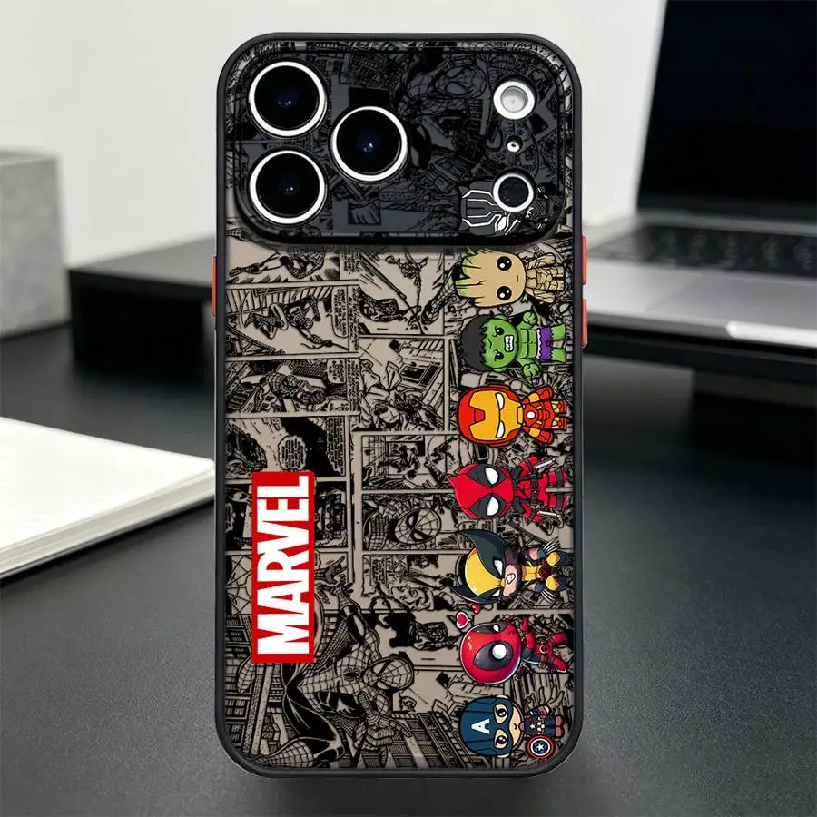 Фото Чехол для телефона Deadpool Venom America Funda Back для iPhone 17 Pro Max 7 8 SE 14 16 Plus 17e 11 12 13 Mini Air 15 XS XR №4