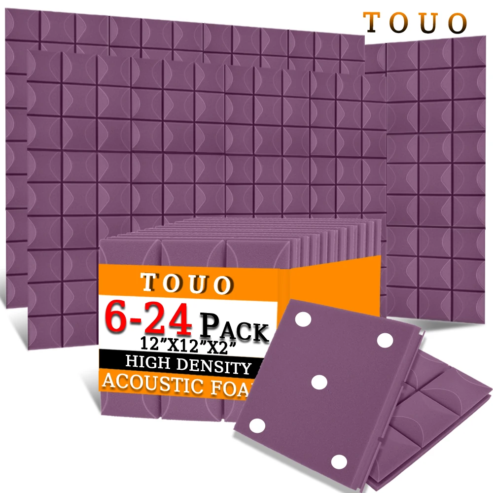 Звуковая панель TOUO 6/12/24 шт. для игровой комнаты домашней студийной записи с