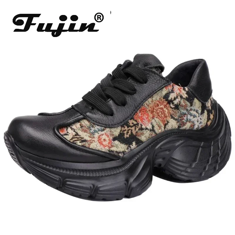 Fujin 7 см элегантная вулканизированная удобная летняя весенне-осенняя модная