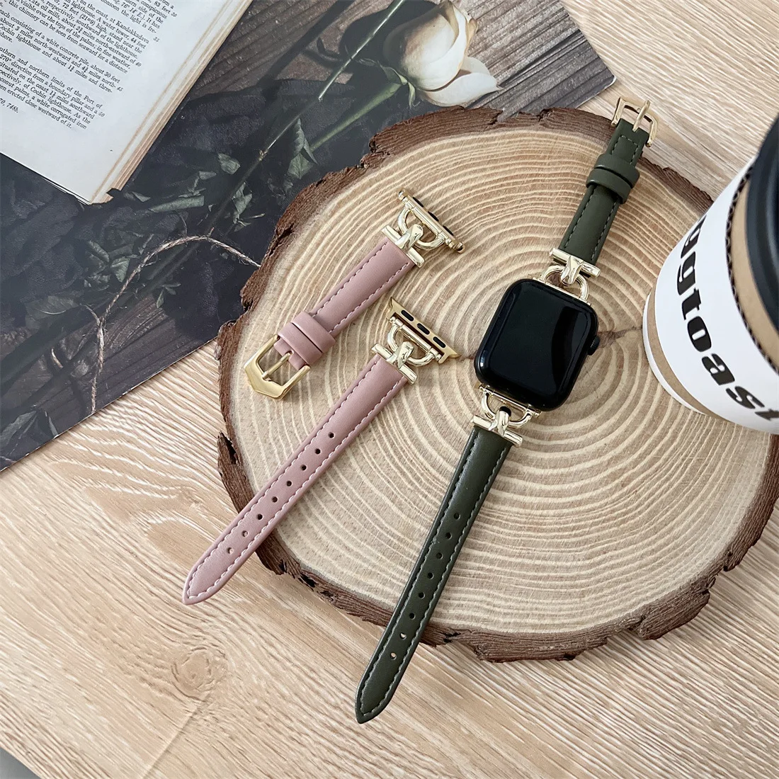 

Ремешок кожаный для Apple Watch Band 44 мм 45 мм 41 мм 40 мм 38/42 мм 49 мм