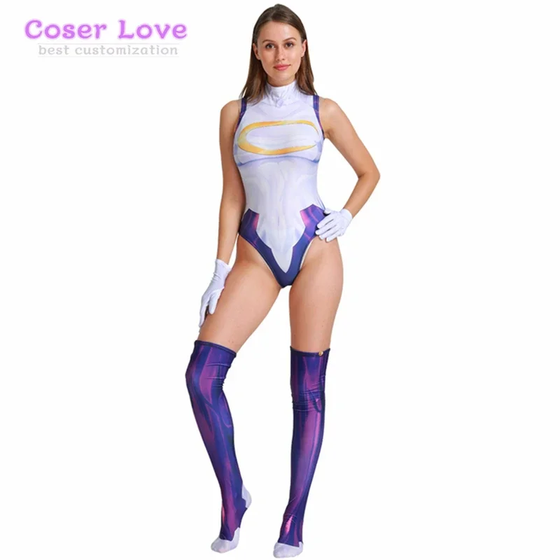 Академия Miruko Uraraka Ochako Asui Tsuyu Nejire Ashido Косплей Костюм Хэллоуин спандекс Zentai боди