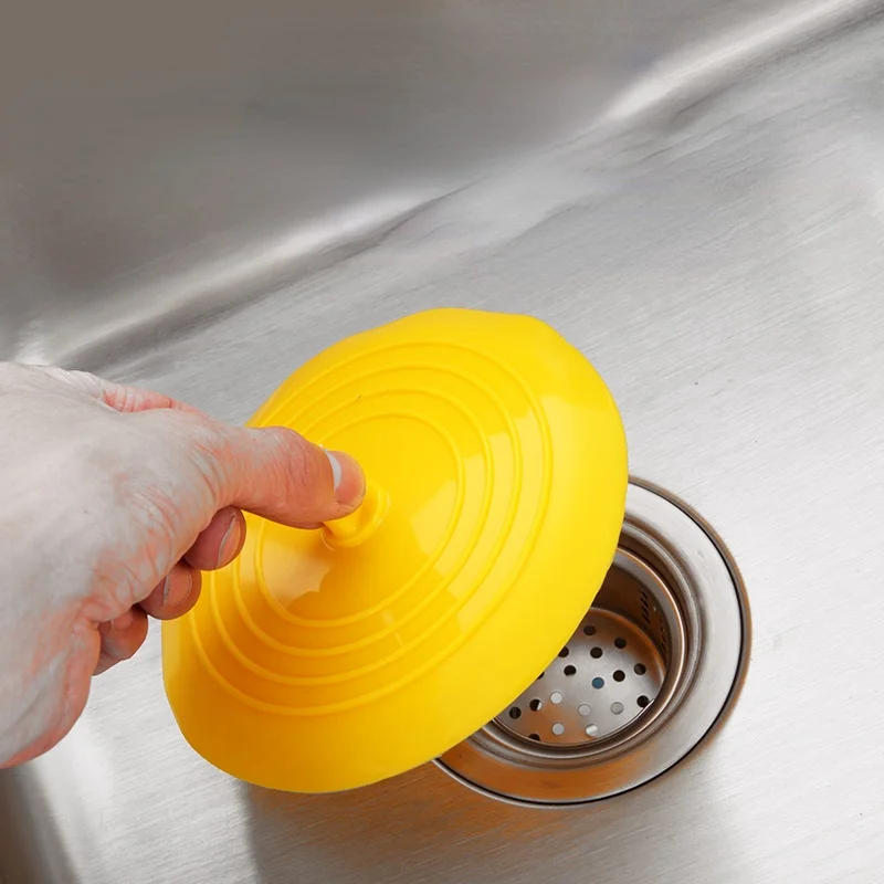 

15cm Large Silicone Bathtub Stopper Leakage-proof Drain Cover Sink Hair Stopper Tub Flat Plug Stopper Bathroom Accessories