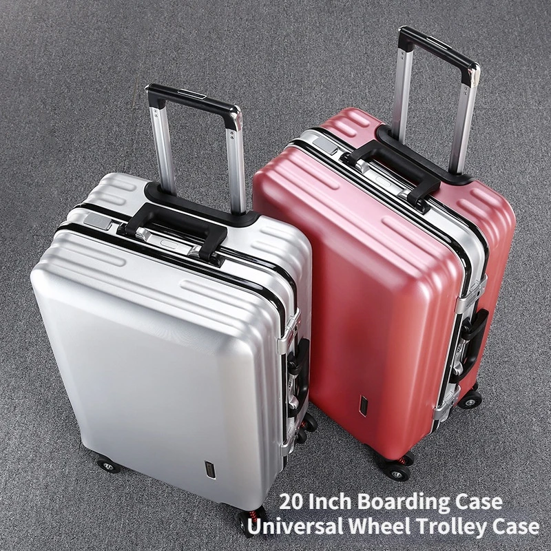 20/22/24/26/28 Inches New Multifunction Travel Suitcase Rolling Luggage Spinner Password Trolley Aluminum Suitcase With Wheels