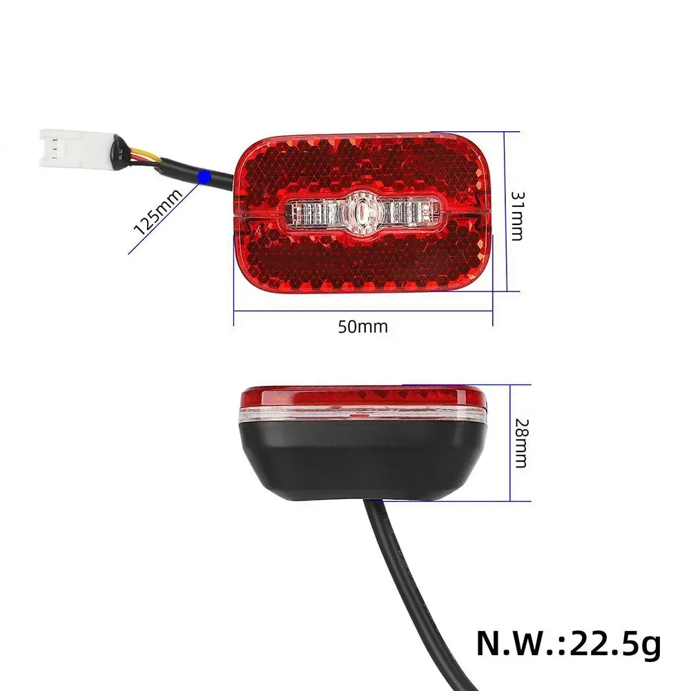 Длина линии 125 мм Задний задний фонарь 6-48 В Материал ABS Привлекательный цвет