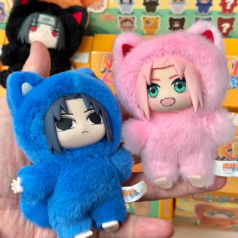 Фото Плюшевая кукла-брелок из серии Naruto Kittenland, коллекционная, в закрытой упаковке, Какаши, Саске, Сакура, аниме-атрибутика, подарки на день рождения, игрушки, в наличии №2