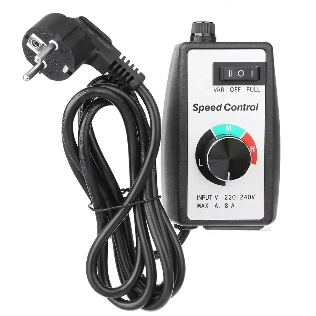 

Motor Speed Controller Universal Electronic Stepless Governor Switch Blower Duct Fan Speed Control Regulator 230V
