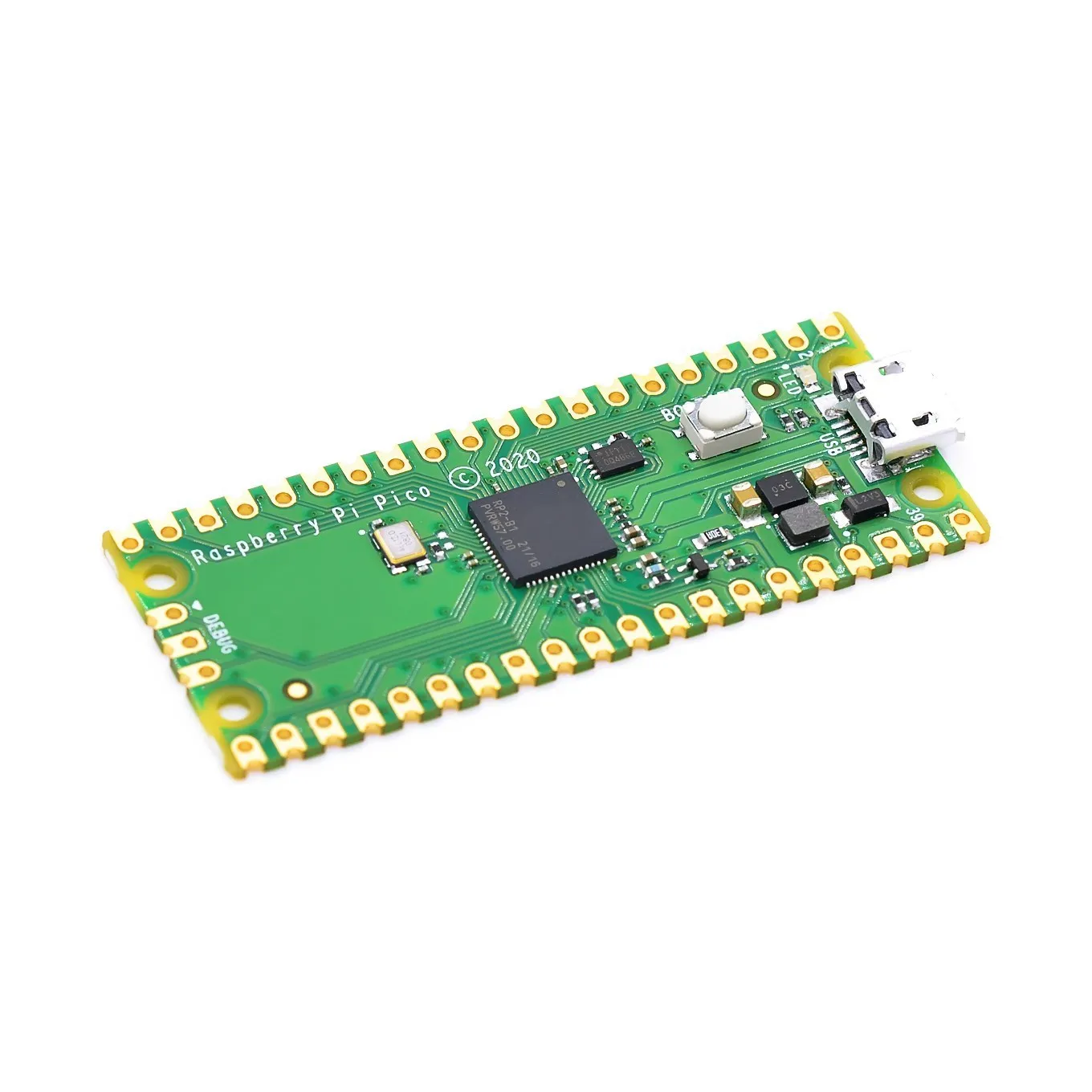 Официальная Raspberry Pi Pico Board RP2040 двухъядерный КБ ARM микрокомпьютер с низкой