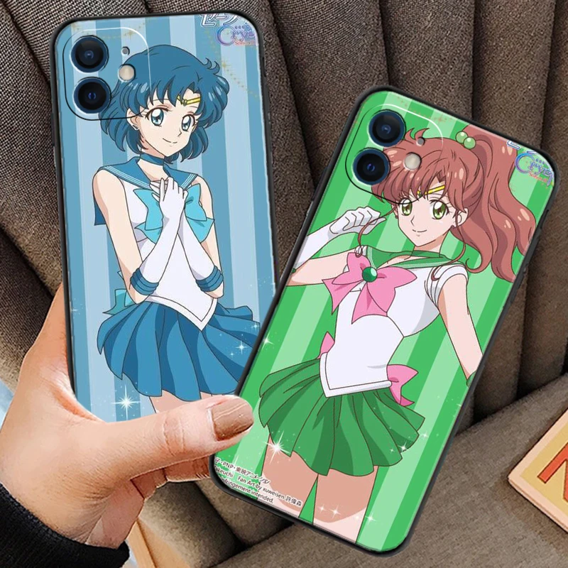 

SAILOR MOON Bandai Phone Cases For iPhone 11 11 Pro 11 Pro Max 12 12 Pro 12 Pro Max 12 Mini 13 Pro 13 Pro Max Funda Carcasa