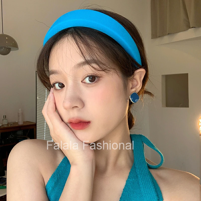 

Ободок для волос Мягкий женский, широкий ободок, толстый бархатный ободок для волос, нескользящий ободок для девочек, аксессуары для волос, ...