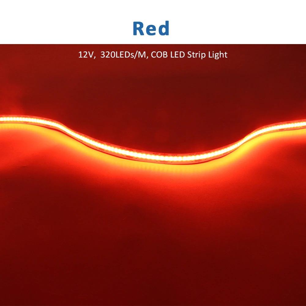 

Светодиодная лента COB 5м 12В 320 чипов