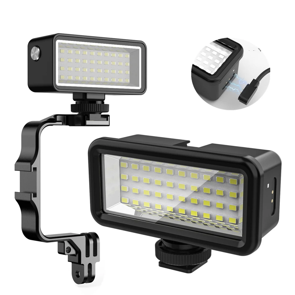 Waterproof 40M Underwater Led Video Diving Fill Light Lamp w