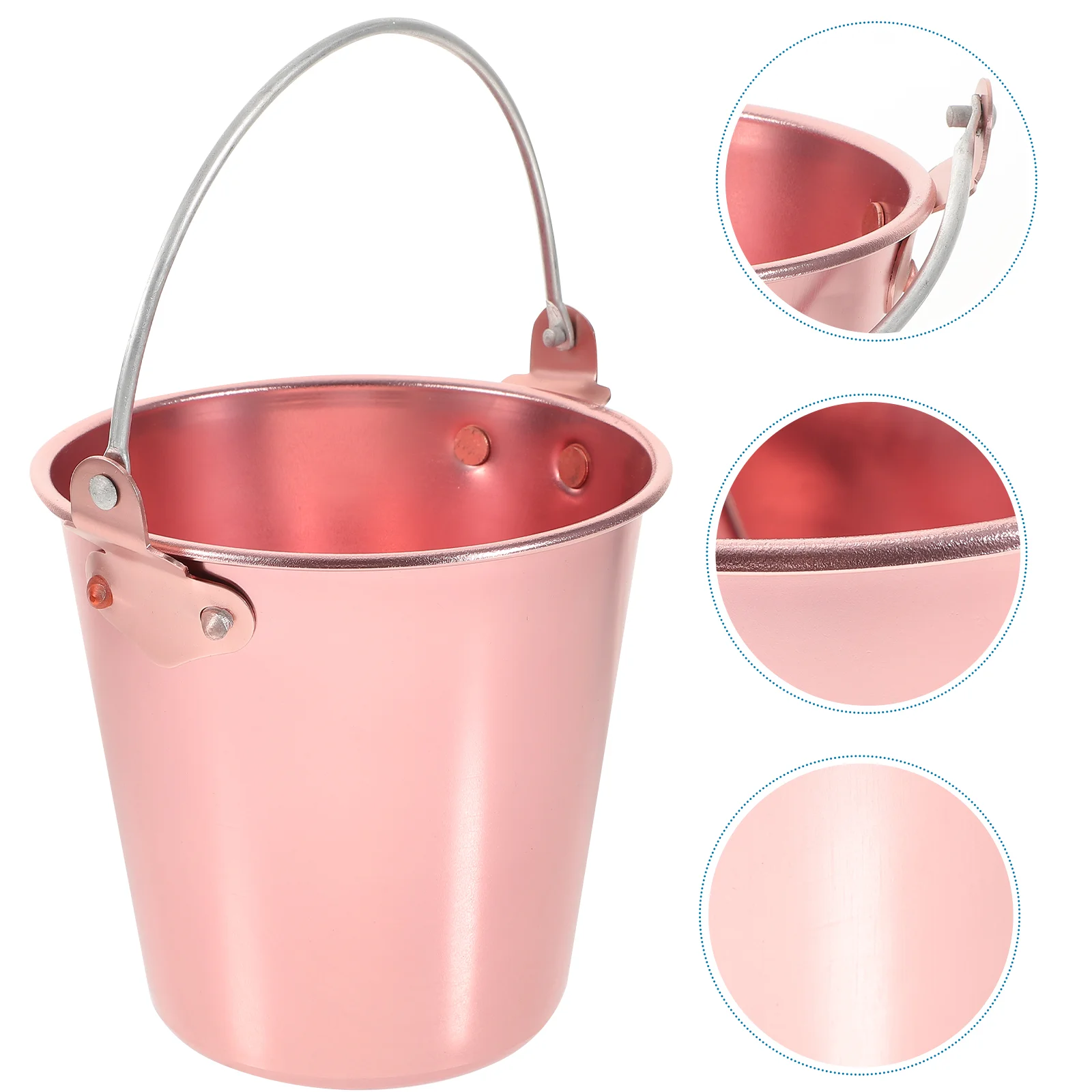 

Bucket Ice Cooler Chiller Bottle Champagne Beer Metal Beverage Bar Cube Drink Drinks Pail Serving Mini Tubs Buckets Holder