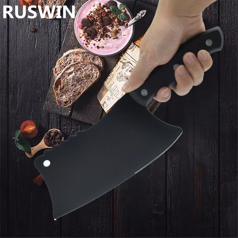 

Нож для нарезки костей из нержавеющей стали, нож мясника, нож для нарезки мяса, овощей, Мясницкий кухонный нож шеф-повара высокой твердости