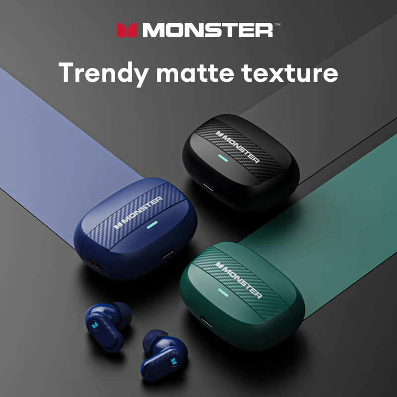 Выбор Monster XKT19 Bluetooth V5.4 Беспроводные наушники Спортивные Игровые с
