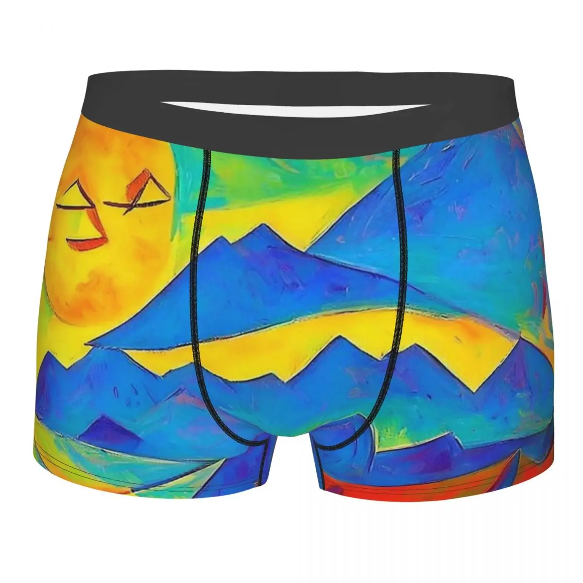 

Винтажные забавные трусы с принтом «солнце над горами», «Пабло Пикассо»