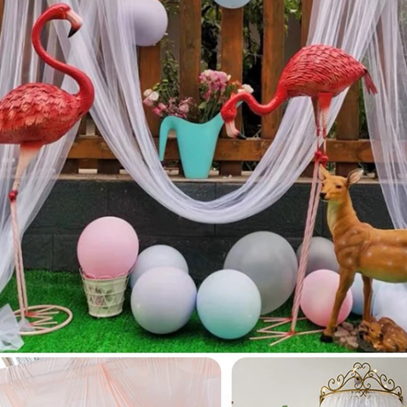 Фата свадебная прозрачная из органзы мягкая занавеска прозрачной ткани белый