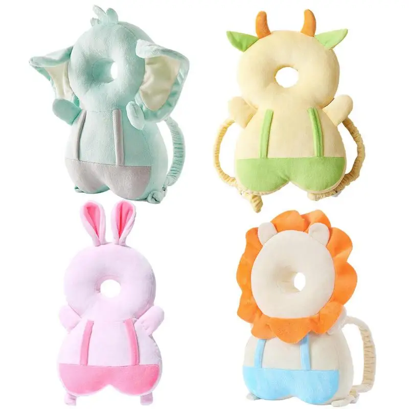 

Baby Head Protection Pillow Baby Backpack Lion Shape Adjustable Toddlers Head Pad Cushion Backpack Baby Back Protection For Baby