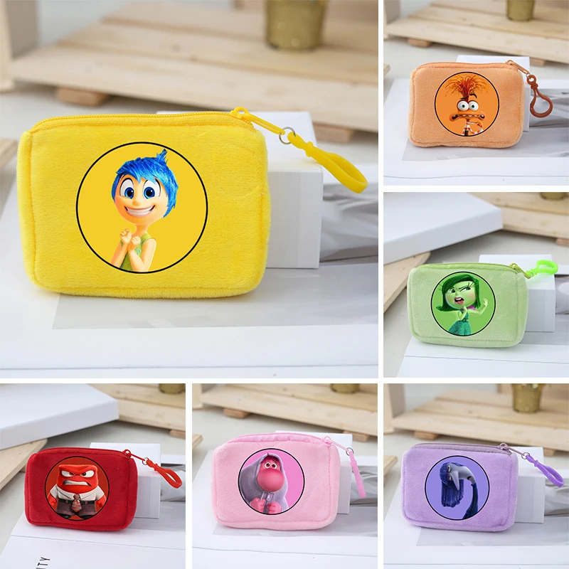 Inside Out 2 Joy Sadness Disney для девочек и мальчиков детский кошелек монет милый