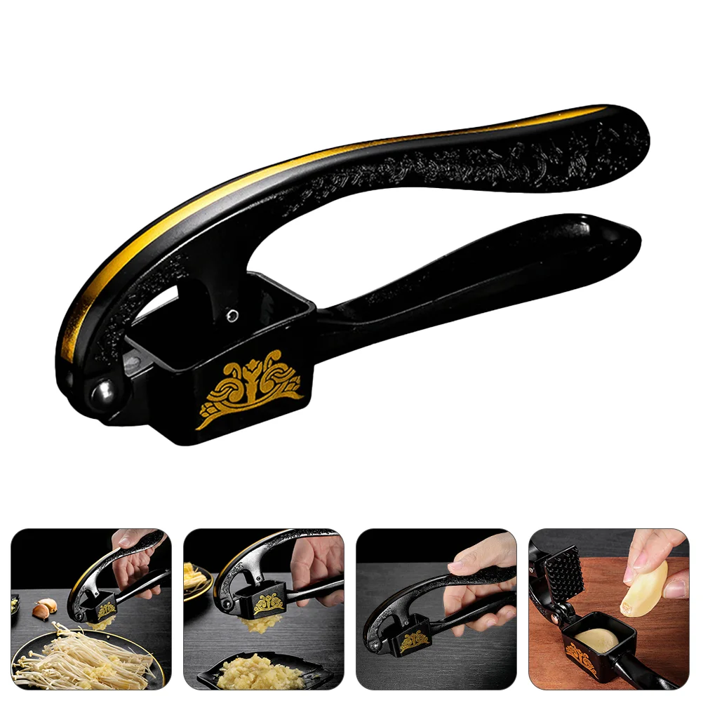 

Garlic Press Ginger Crusher Mincer Squeezer Grater Stainless Steel Handled Professional Slicer