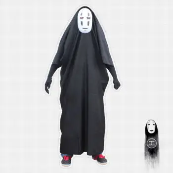

Anime Chihiro and Chihiro faceless men cosplay costumes, clothing, masks, gloves, the whole set halloween costumes