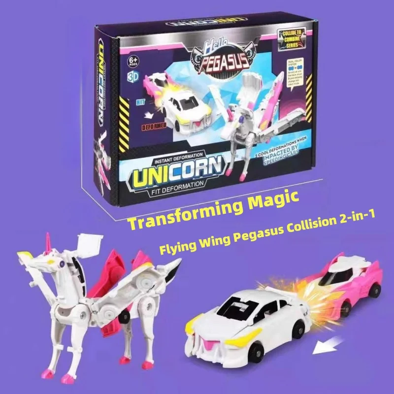 Hello Carbot Unicorn Mirinae Prime Unity Series Трансформация Трансформер Фигурка Робот Транспортное