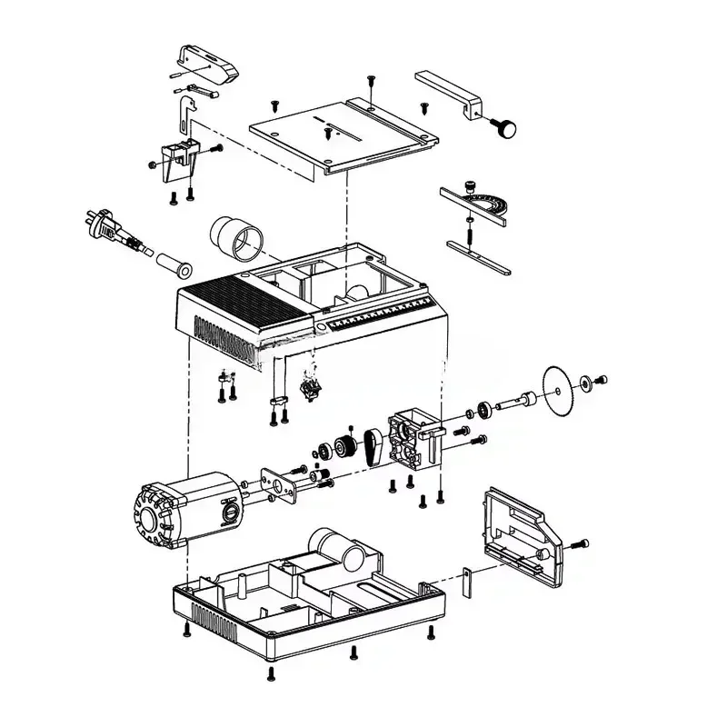 BG-3115 многофункциональная мини-Настольная пила деревообрабатывающий стол