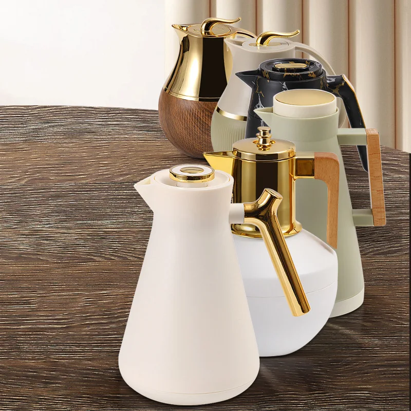 

Роскошный термос большой емкости, чайник с изолированной колбой, портативный бытовой термос, вакуумные фляжки, термоемкость