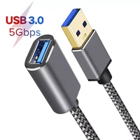 usb extension cable male to female high speed transmission data usb 3 0 extender cable for pc tv printer camera cable 1235m