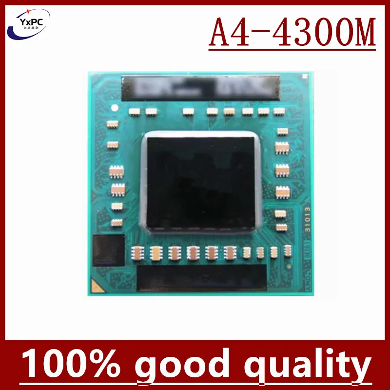 A4-Series A4 4300M 2,5 GHz б/у двухъядерный двухпотоковый ЦПУ процессор AM4300DEC23HJ разъем FS1