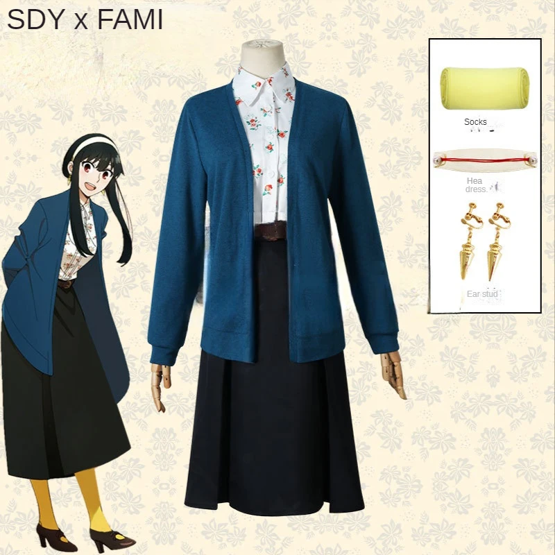 

Anime SPY×FAMILY Women's Novelty Costume Yor Forger Art Stage Performance Anime Dress
