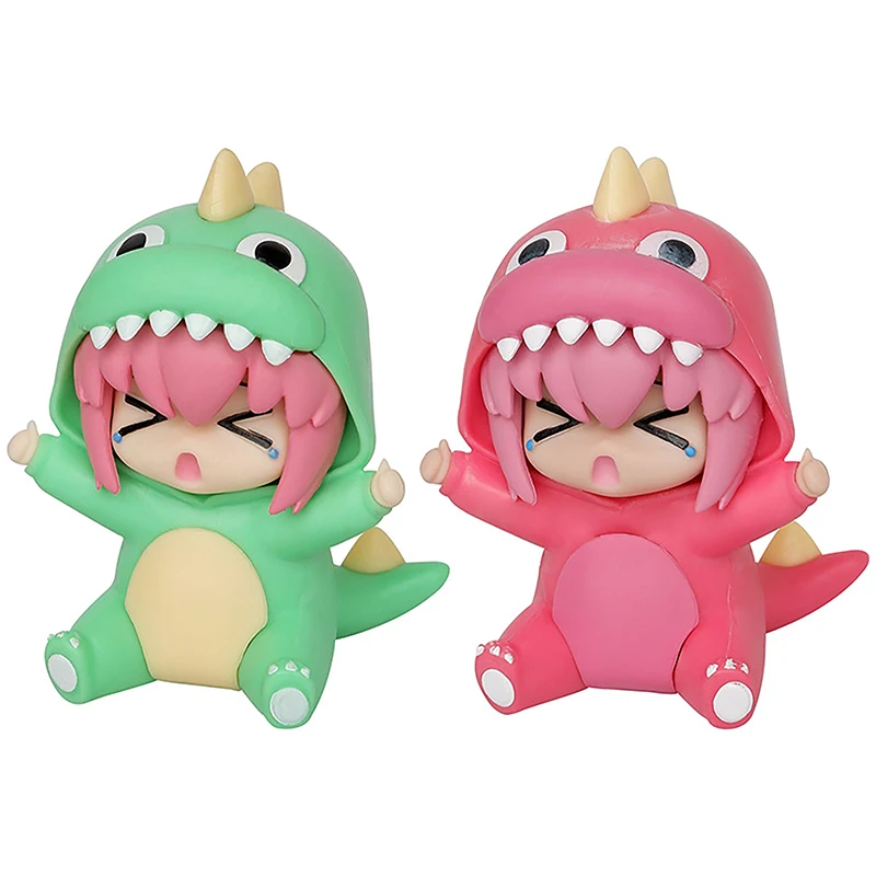 Gotoh Hitori Dinosaur Suit Cosplay Kawaii Girl Doll Pvc  Collectible Model Toy Gift