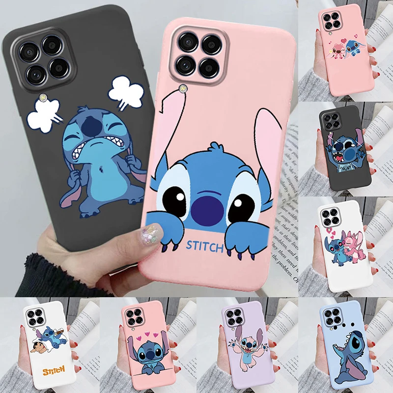 Для Samsung Galaxy A31 A51 A71 M53 M33 A12 M12 F12 M22 A22 5G милые стежки пара мультфильм защитный