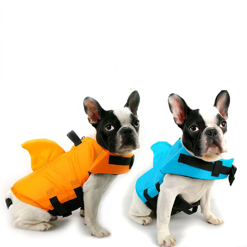 

Dog Life Vest Summer Shark Pet Life Jacket Dog Clothes Dogs Swimwear Pets Swimming Suit